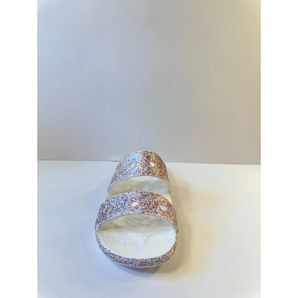 Crocs Sandals Sprinkle Glitter Multicolor US 12 Juniors